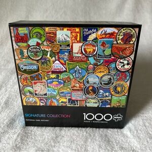 Signature Collection National Park Patches Puzzle - 1000 Pieces